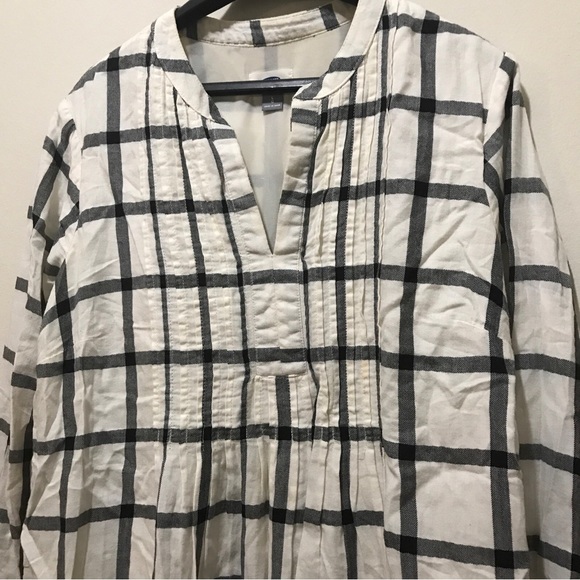 Old Navy Plaid swing dress L - Picture 5 of 7
